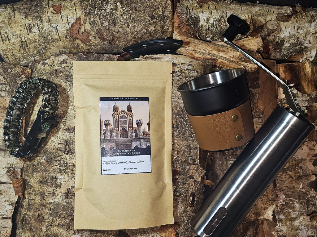 Turkish Coffee Mix: Saffron & Cloves with Arabica beans 100 g