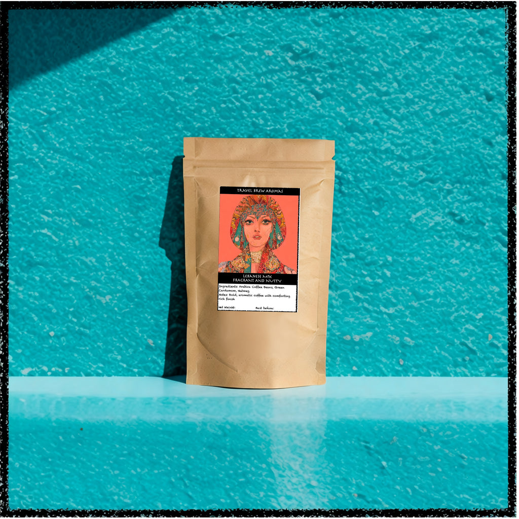Lebanese Coffee Mix: Arabica Beans with Nutmeg & Cardamom 100 g