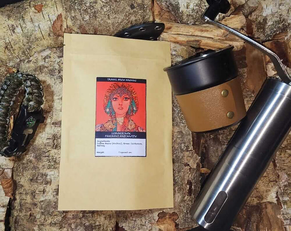 Lebanese Coffee Mix: Arabica Beans with Nutmeg & Cardamom 100 g